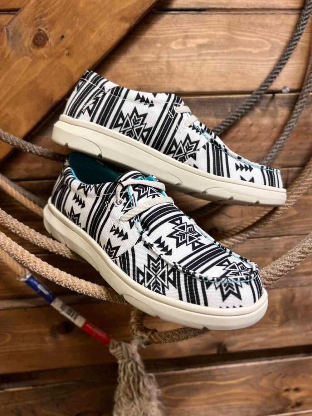Ariat Youth Hilo Stark Southwest Casual Slip On Shoe